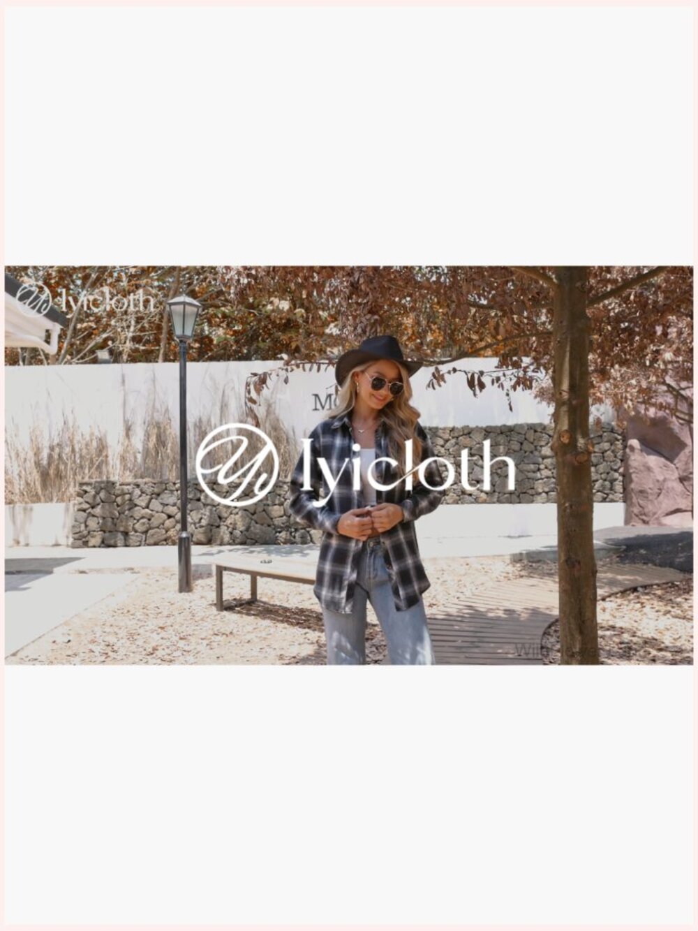 Oversized Plaid Button Down Flannel Shacket Long Sleeve Casual Blouse Top - Picture 7 of 7